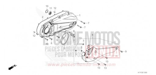 LEFT SIDE COVER WW125AP de 2023